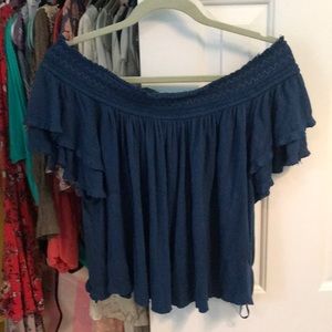 Free people, off the shoulder top! Size Large